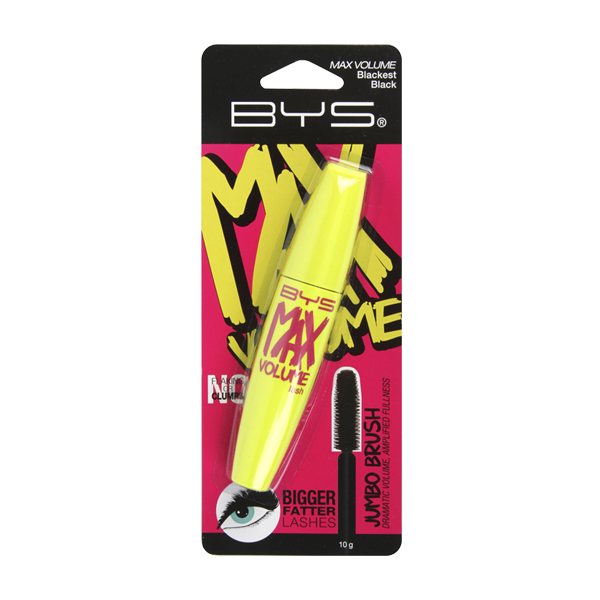MAX VOLUME LASH BLACKEST BLACK MASCARA 10G