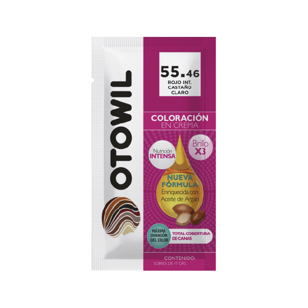 MAGIA 55.46 ROJO INTENSO CASTANO CLARO 47GR SACHET