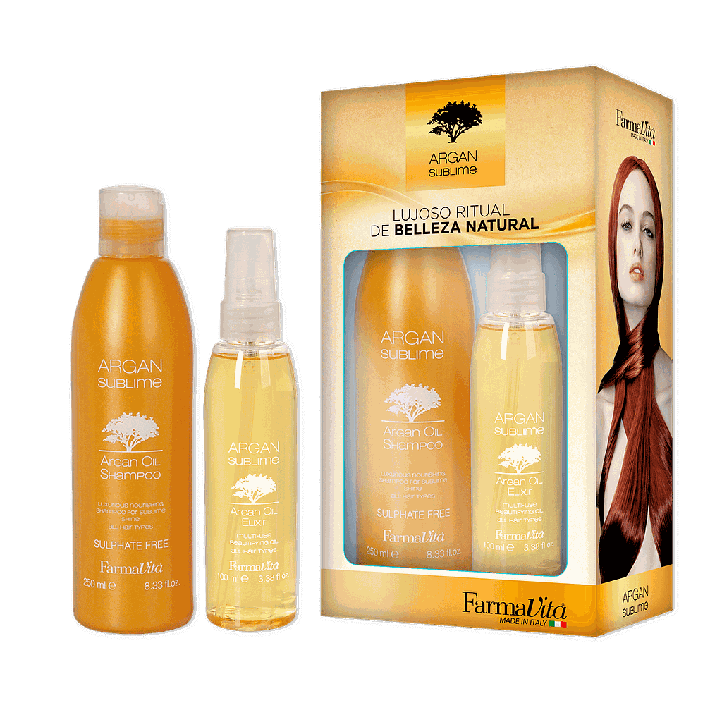 COMBO FARMAVITA ARGAN SUBLIME SH + ELIXIR (C)