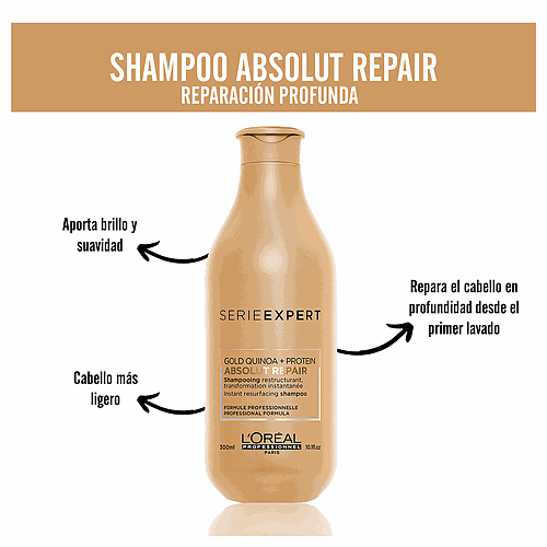 PACK ABSOLUTE REPAIRSHAMPOO 300ML+MASCARA250ML CHI